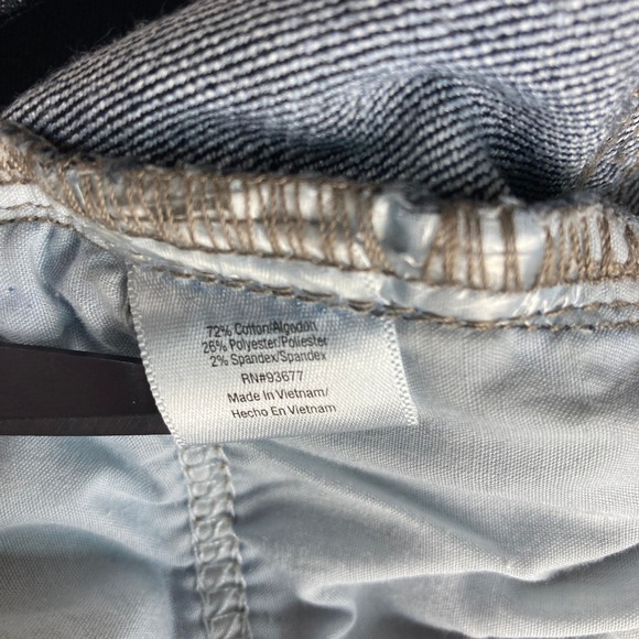ana A New Approach Jeans Womens Size 10 Bootcut Dark Wash Flap Pockets Stretch - Picture 15 of 16